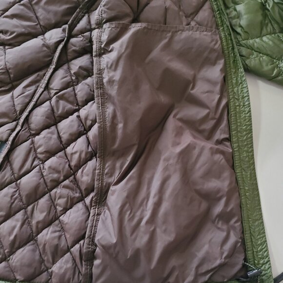 Rainforest Green Women's Polyester Thermoluxe Sz Small Puffer Jacket - Picture 8 of 9